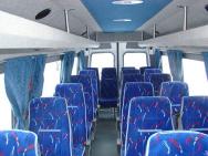 Mikroautobusu Mercedes Benz Sprinter noma 14 17 19 20 sdvietas