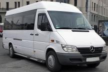 Mikroautobusu Mercedes Sprinter noma 14 17 19 20 sdvietas